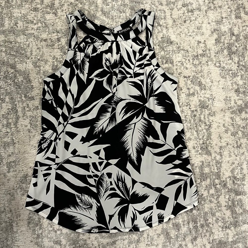 Express Tropical Tank Top